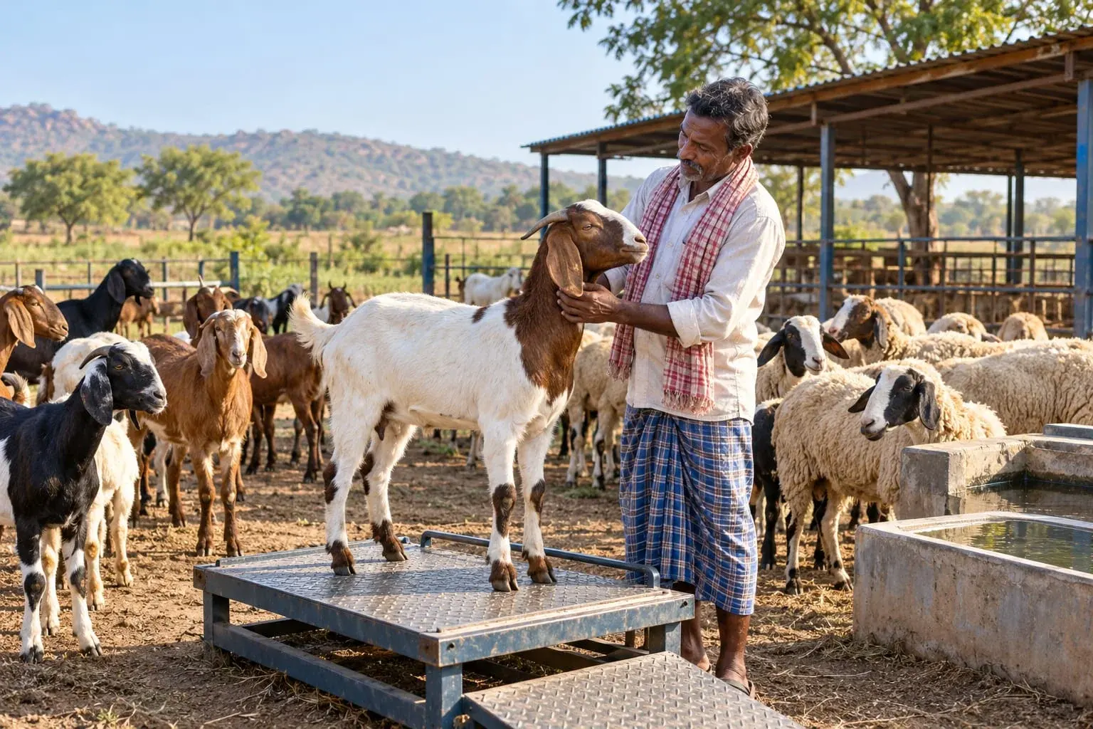 Boer Goat Platform Weighing & Growth Curve Tracking